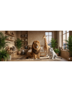 Peluches Animaux de la Jungle et Safari : Lion, Tigre, Girafe | Doudoupidou